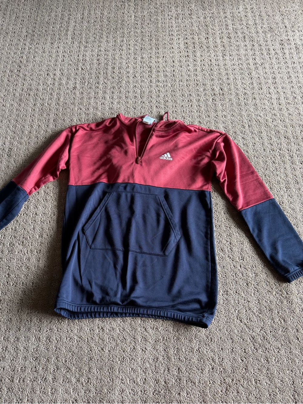Adidas Women’s Quarter-Zip Pullover Hoodie Long